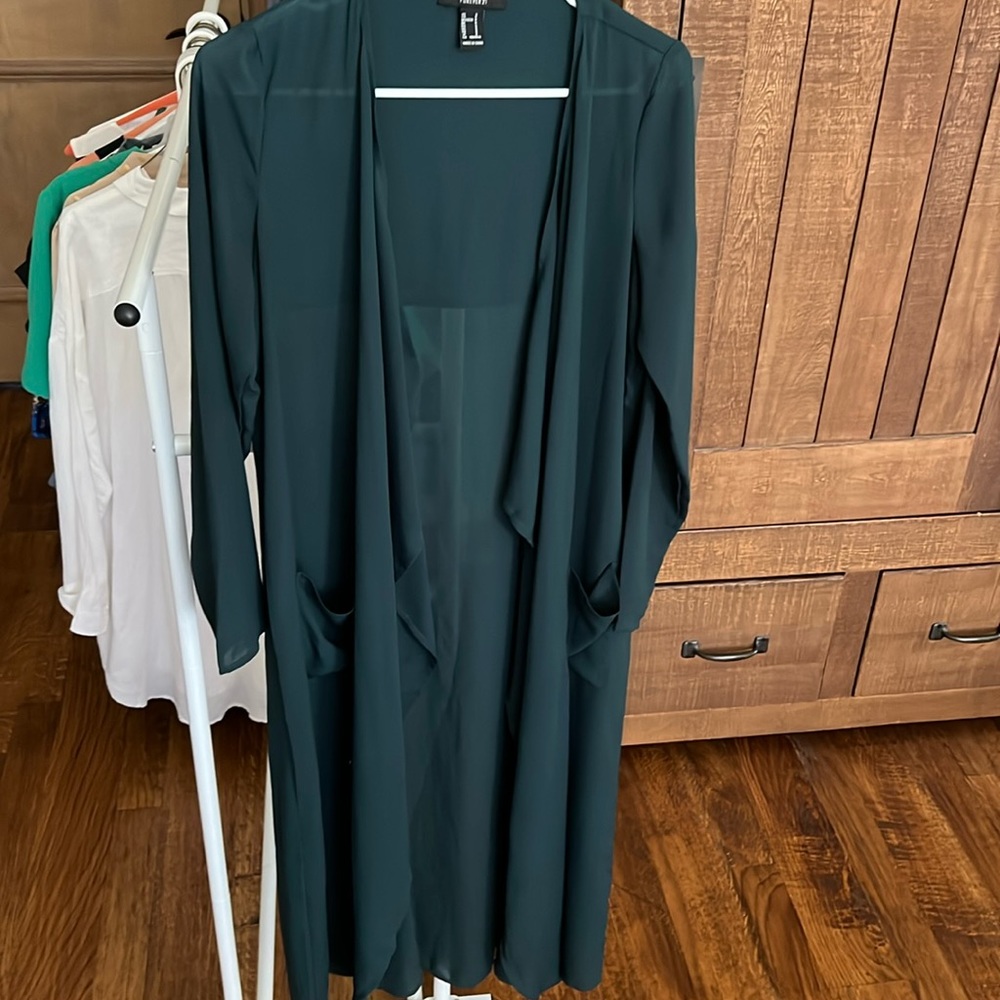 Green Sheer Cartigan/wrap